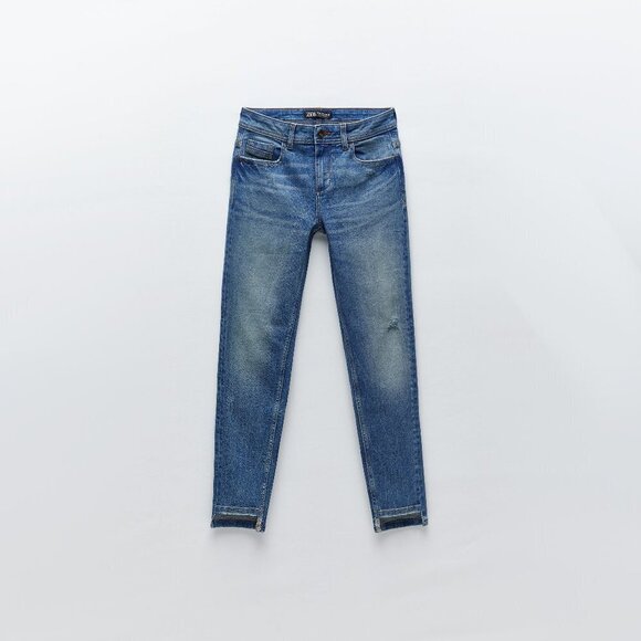 EUC Zara light wash mid-rise skinny denim jeans, 6 - Picture 7 of 16